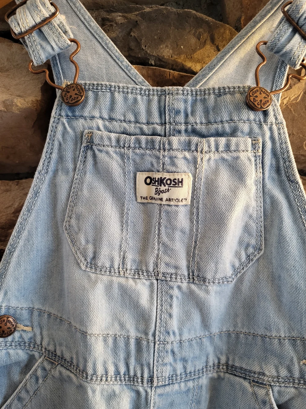 OshKosh B'gosh Light Blue Denim Overalls for Kids